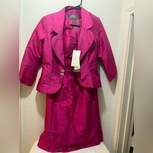 NWT Sarah Danielle Dress  built in bra With Jacket size 6